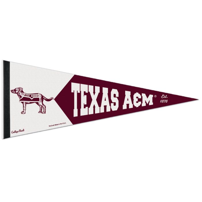 Texas A&M Premium Vault Pennant - 12x30" - TXAG Store