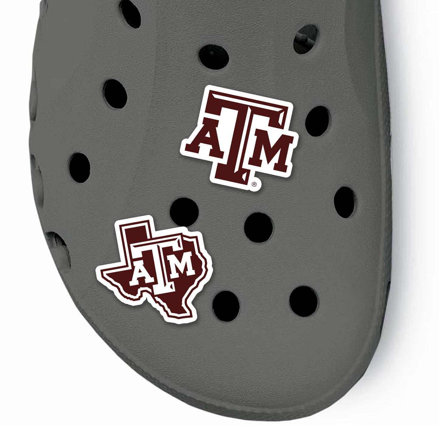 Texas A&M Rubber Croc Charm