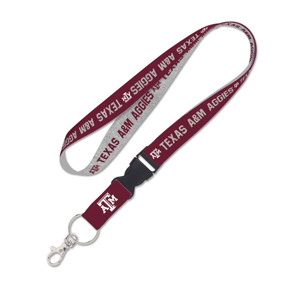 Texas A&M Lanyard - Heathered - 1" - TXAG Store