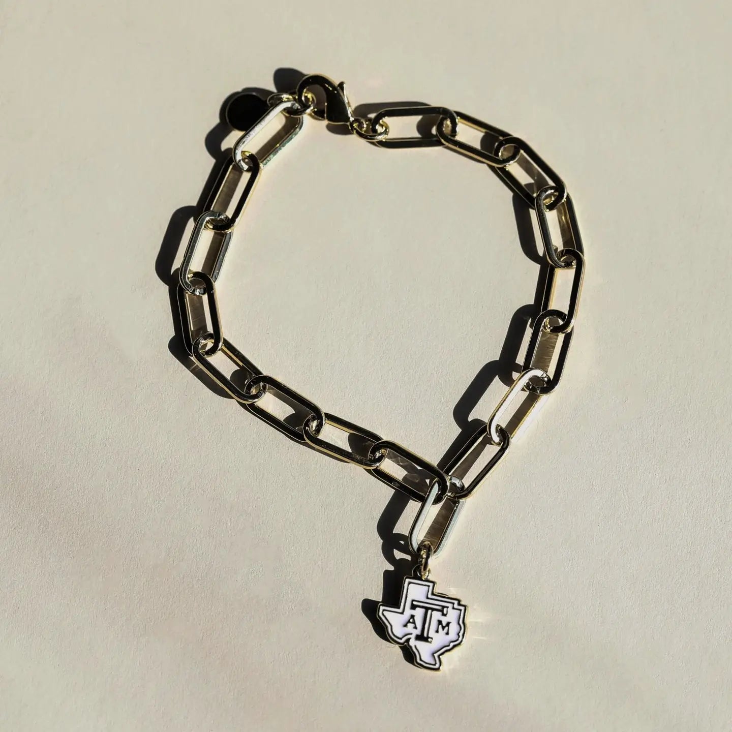 Texas A&M Paperclip Bracelet - TXAG Store