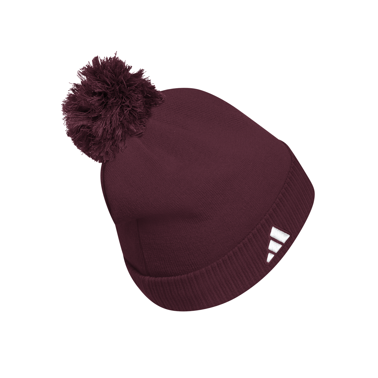 Texas A&M Beanie - Maroon Cuffed Pom