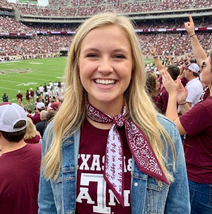 Texas A&M Skinny Scarf