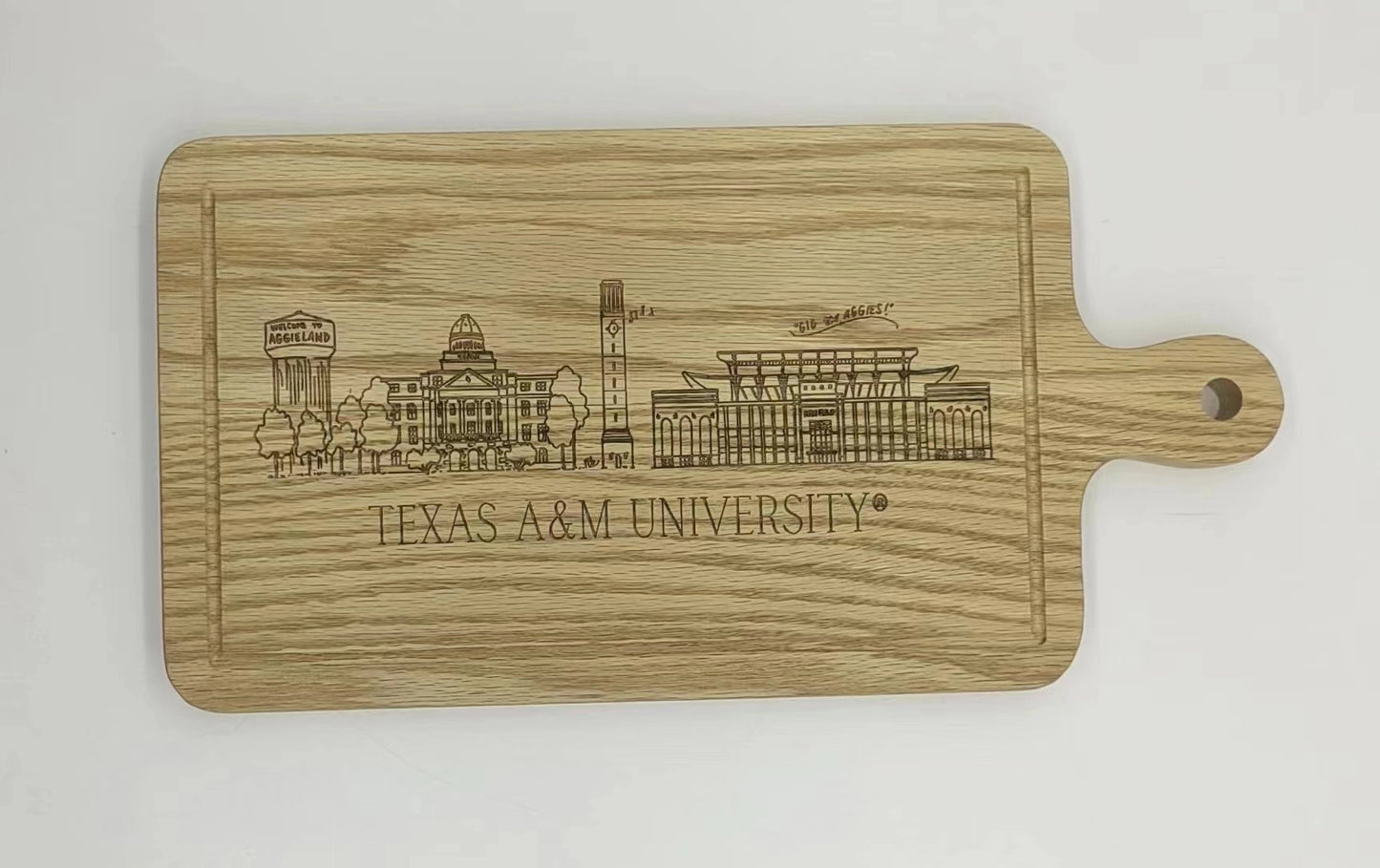 Texas A&M Skyline Charcuterie Board