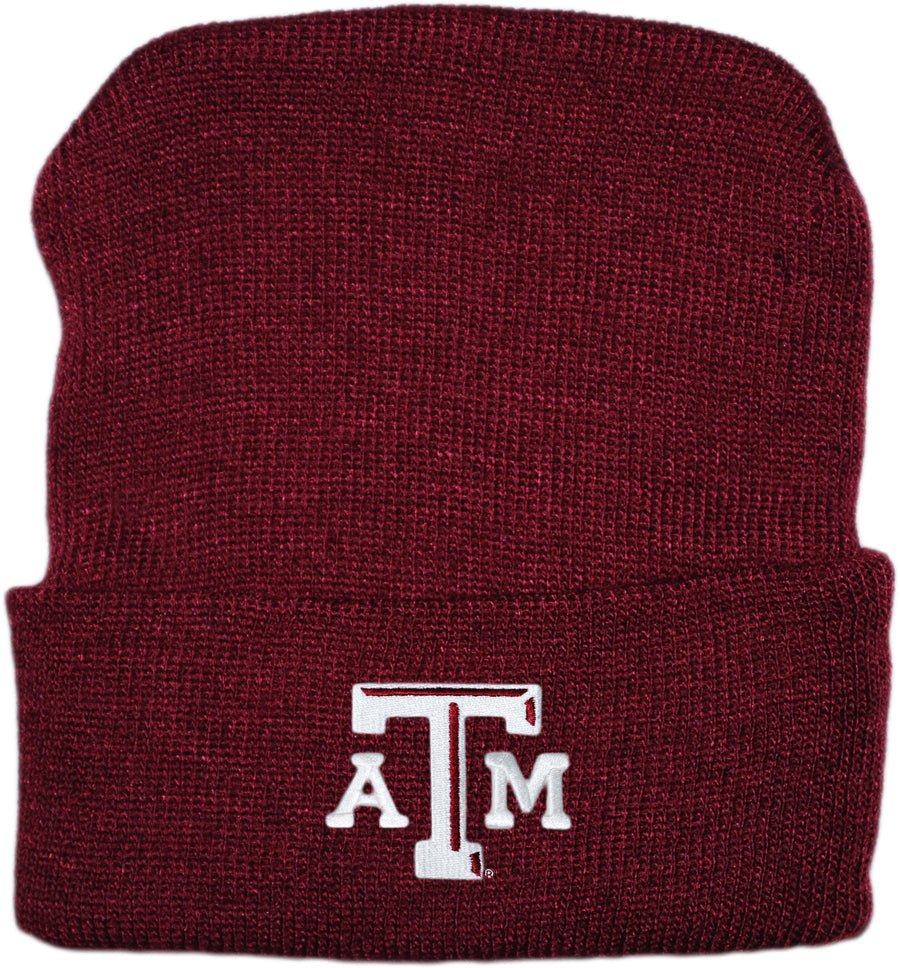 INFANT Knit Cap - Maroon - TXAG Store