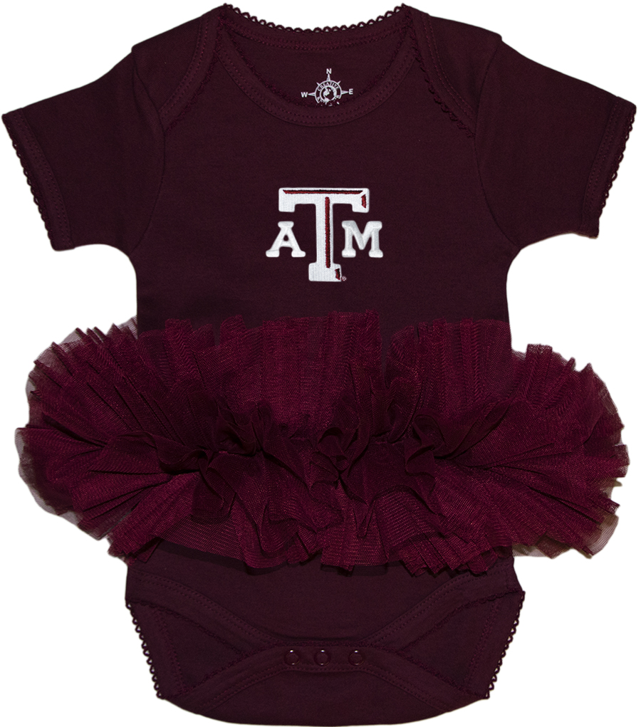 INFANT Texas A&M Tutu Bodysuit Dress - TXAG Store