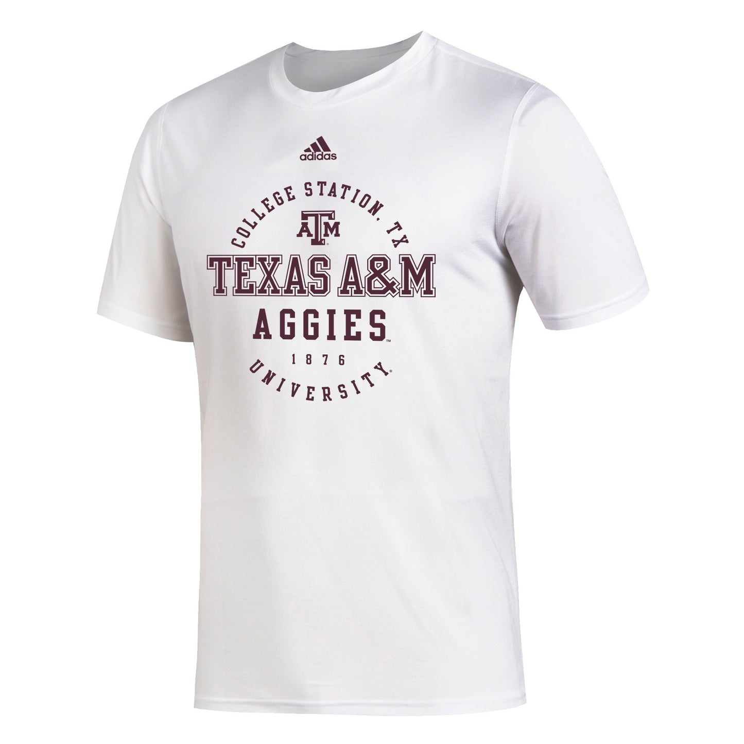 Texas A&M Men's Creator Tee - White - TXAG Store