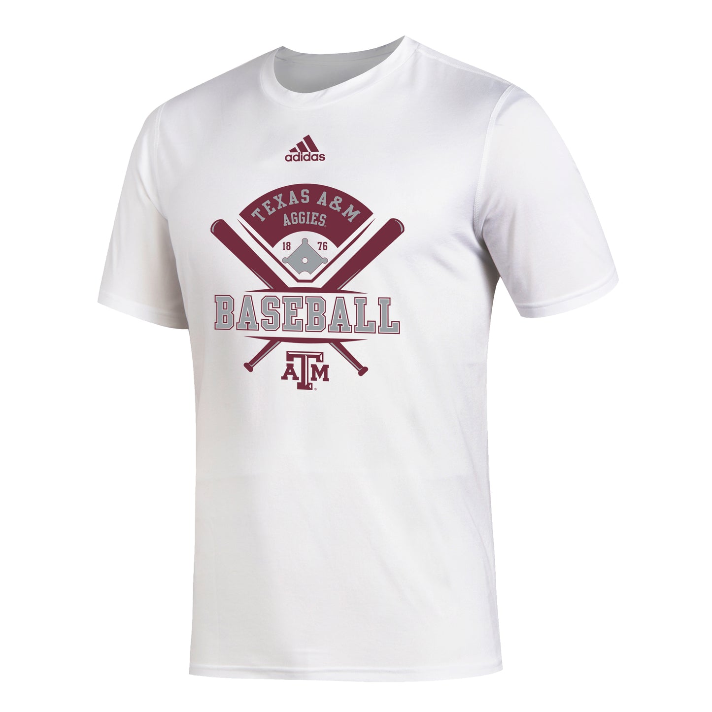 Aggie Baseball Tee - Creator White***