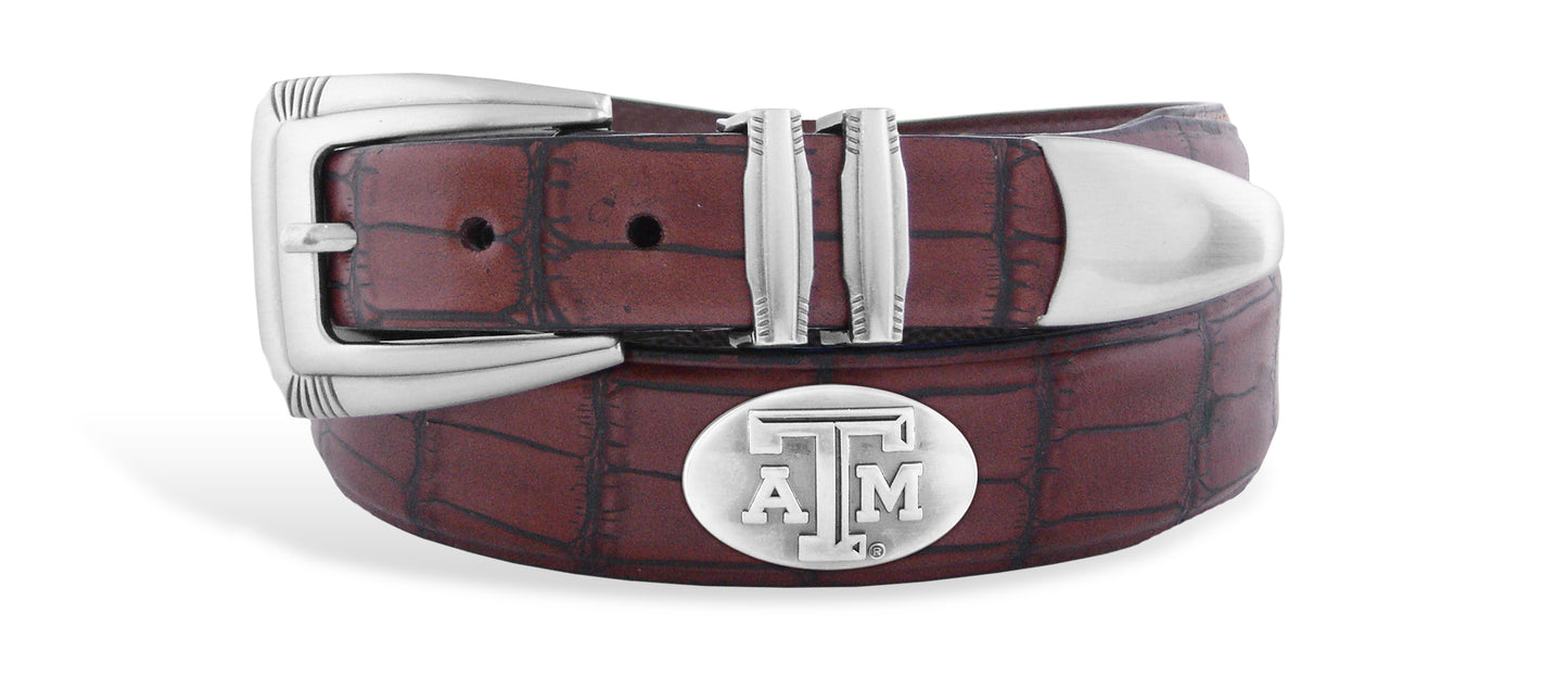 Brown Crocodile Belt - TXAG Store