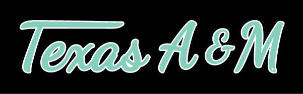 Teal Cursive - TXAG Store