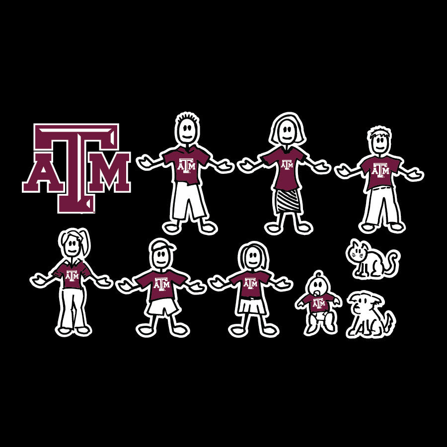 Aggie Family Decal - TXAG Store