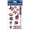 FACE CALS SHEET