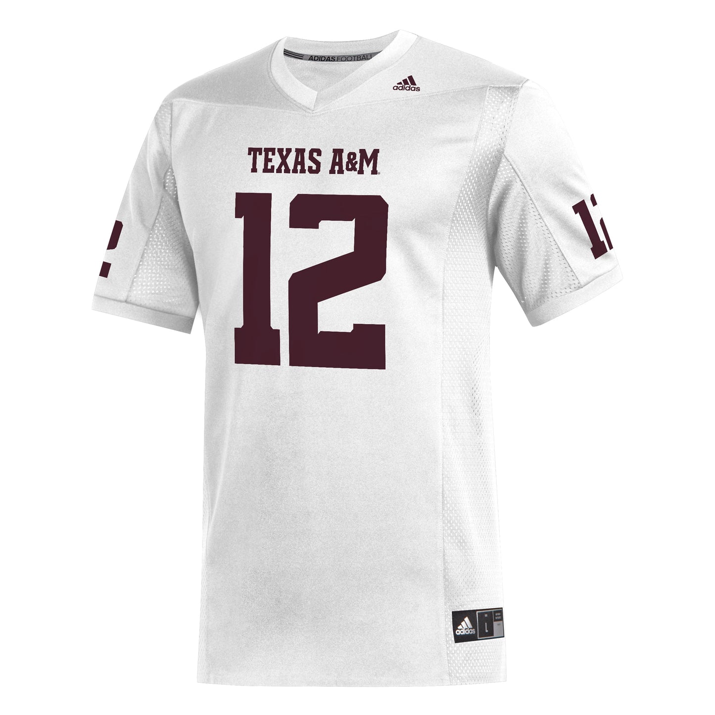 Texas A&M REPLICA Jersey #12 - White