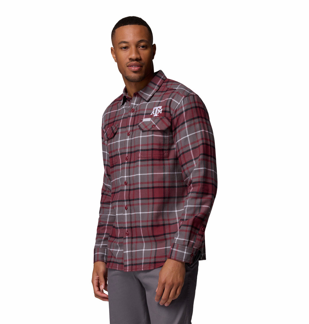 Columbia Flare Gun Flannel Long Sleeve Shirt - TXAG Store 