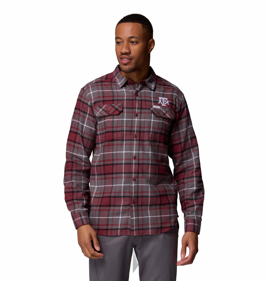 Columbia Flare Gun Flannel Long Sleeve Shirt - TXAG Store 