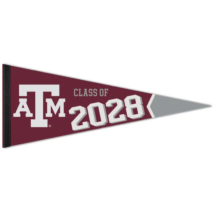 Texas A&M Pennant - Class of 2028 - TXAG Store 