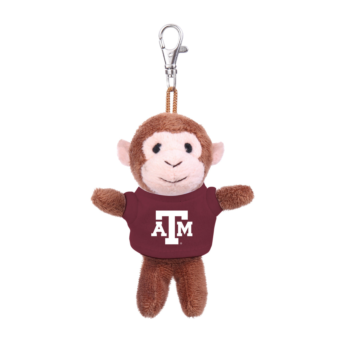 Texas A&M Plush Pals Keychain - Monkey - TXAG Store 