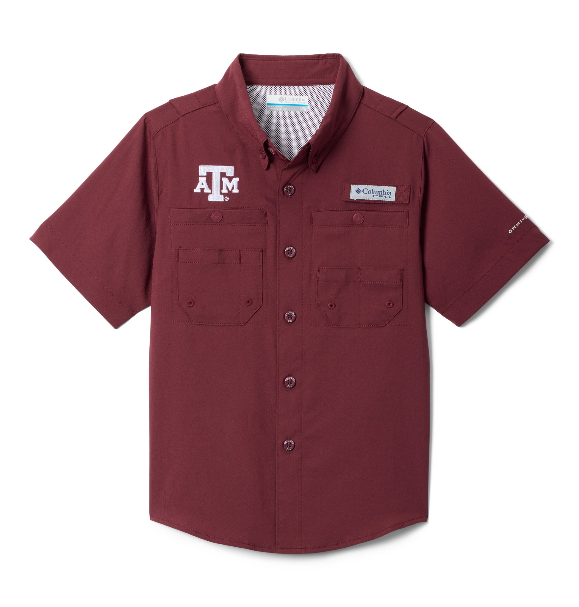 YOUTH CLG Maroon Tamiami Fishing Shirt - TXAG Store 