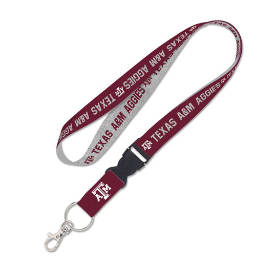 Texas A&M Lanyard - Heathered - 1" - TXAG Store 