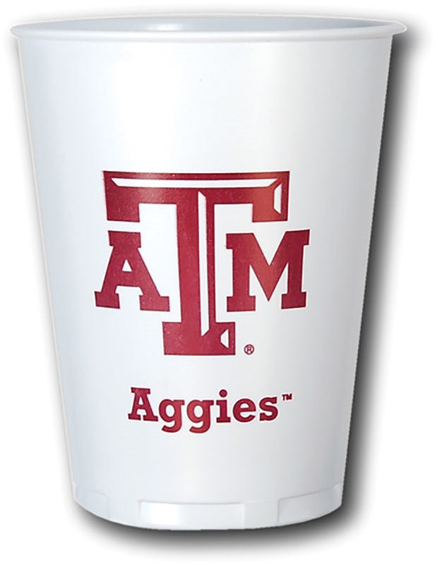 16 oz. Plastic Texas A&M Cups (8 pack) - TXAG Store 