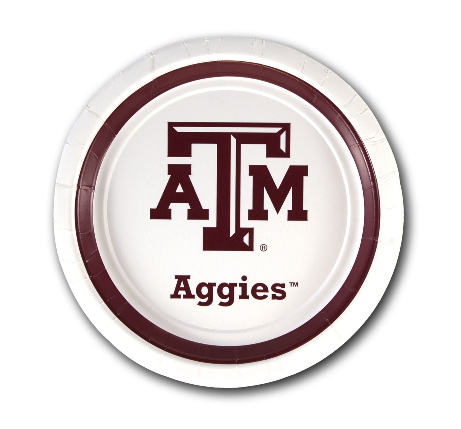 7" Texas A&M Dessert Plates (12 count) - TXAG Store 