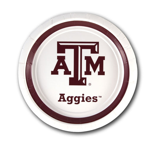 7" Texas A&M Dessert Plates (12 count) - TXAG Store 