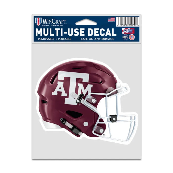 Texas A&M Football Helmet Multi Use Decal - TXAG Store 