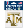 GOLD METALLIC ATM PERFECT CUT WHITE DECAL 4