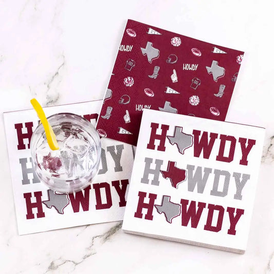 Howdy Cocktail Knapkins