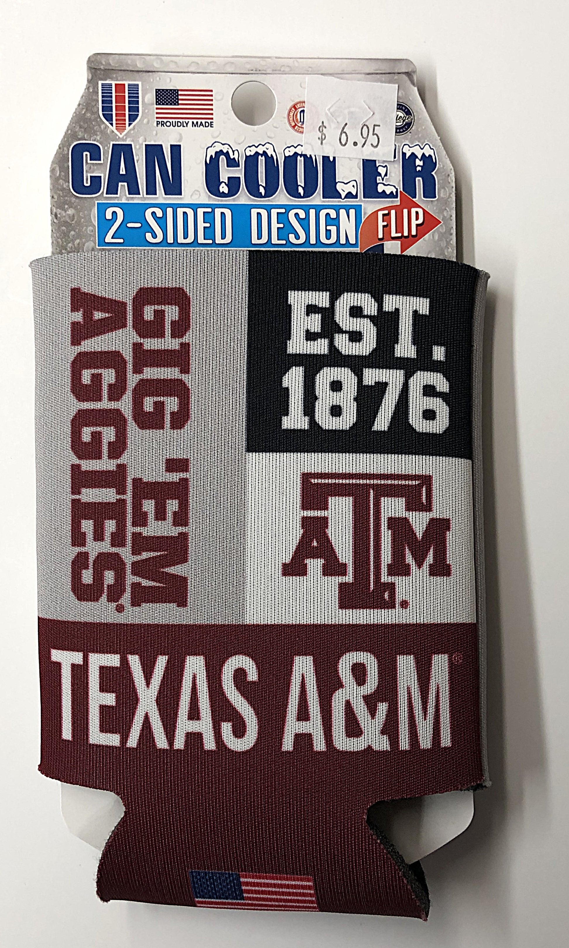Texas A&M Est. 1876 Can Cooler - TXAG Store 