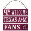 Welcome Texas A&M Fans Hanging Sign ***