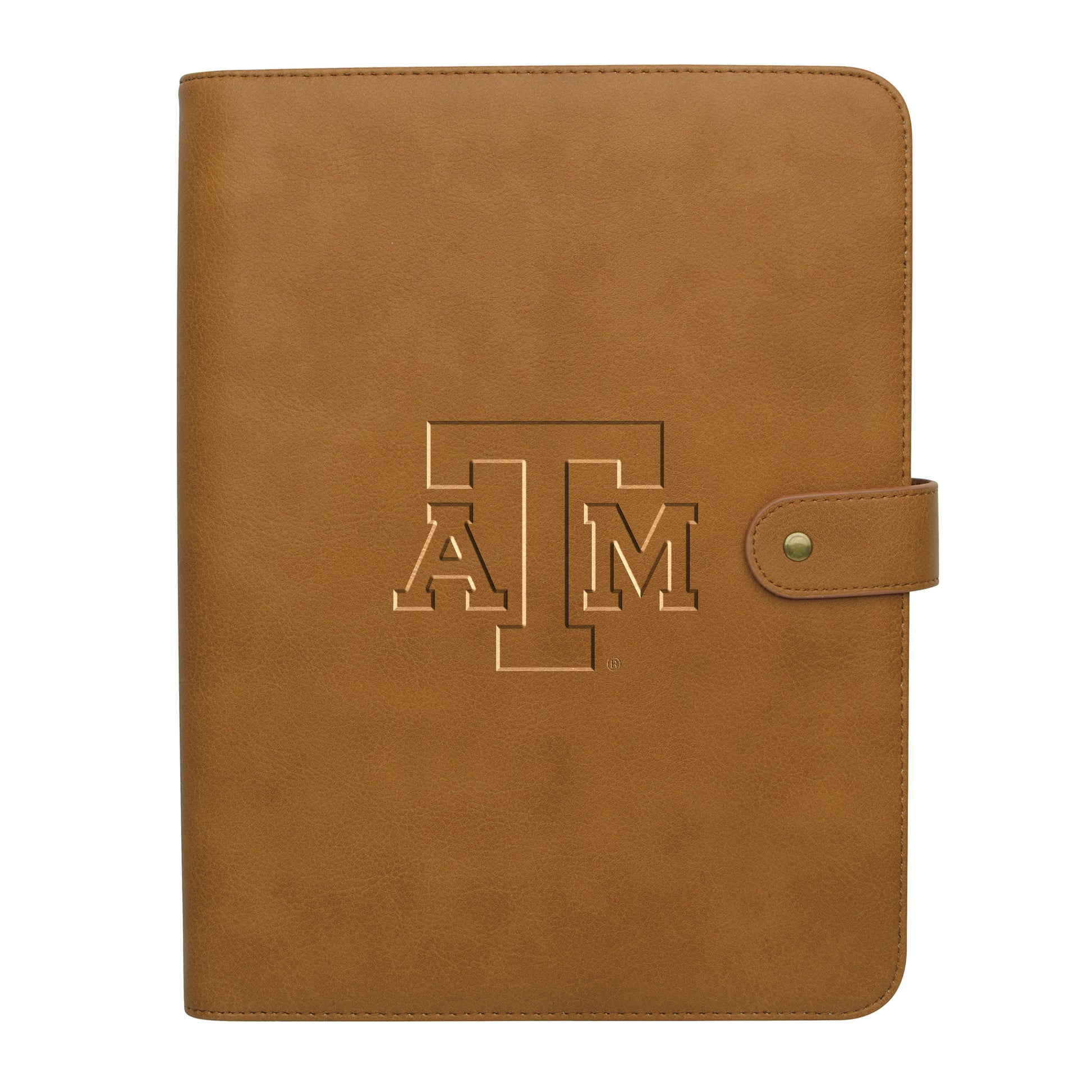 Zippered Padfolio-Tan - TXAG Store 