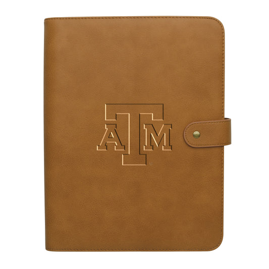 Zippered Padfolio-Tan