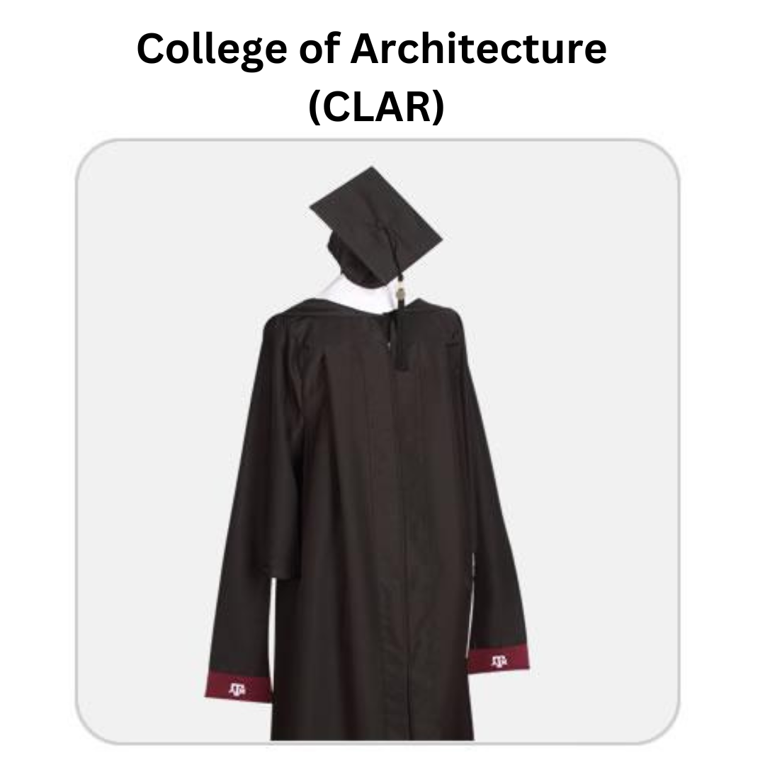 Masters Regalia - College of Architecture (CLAR) - TXAG Store 