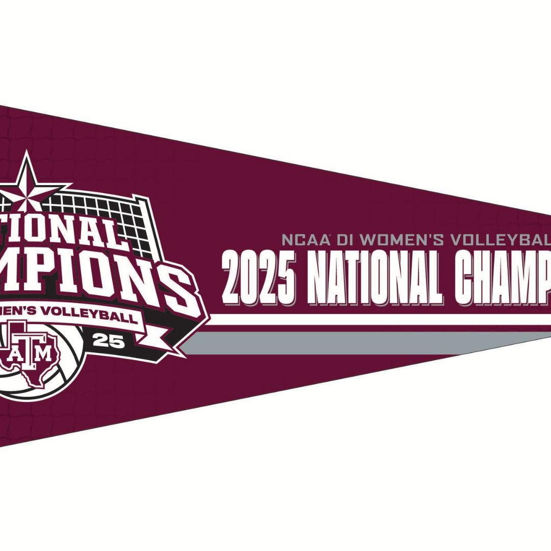 Texas A&M Volleyball National Champs Pennant - TXAG Store 