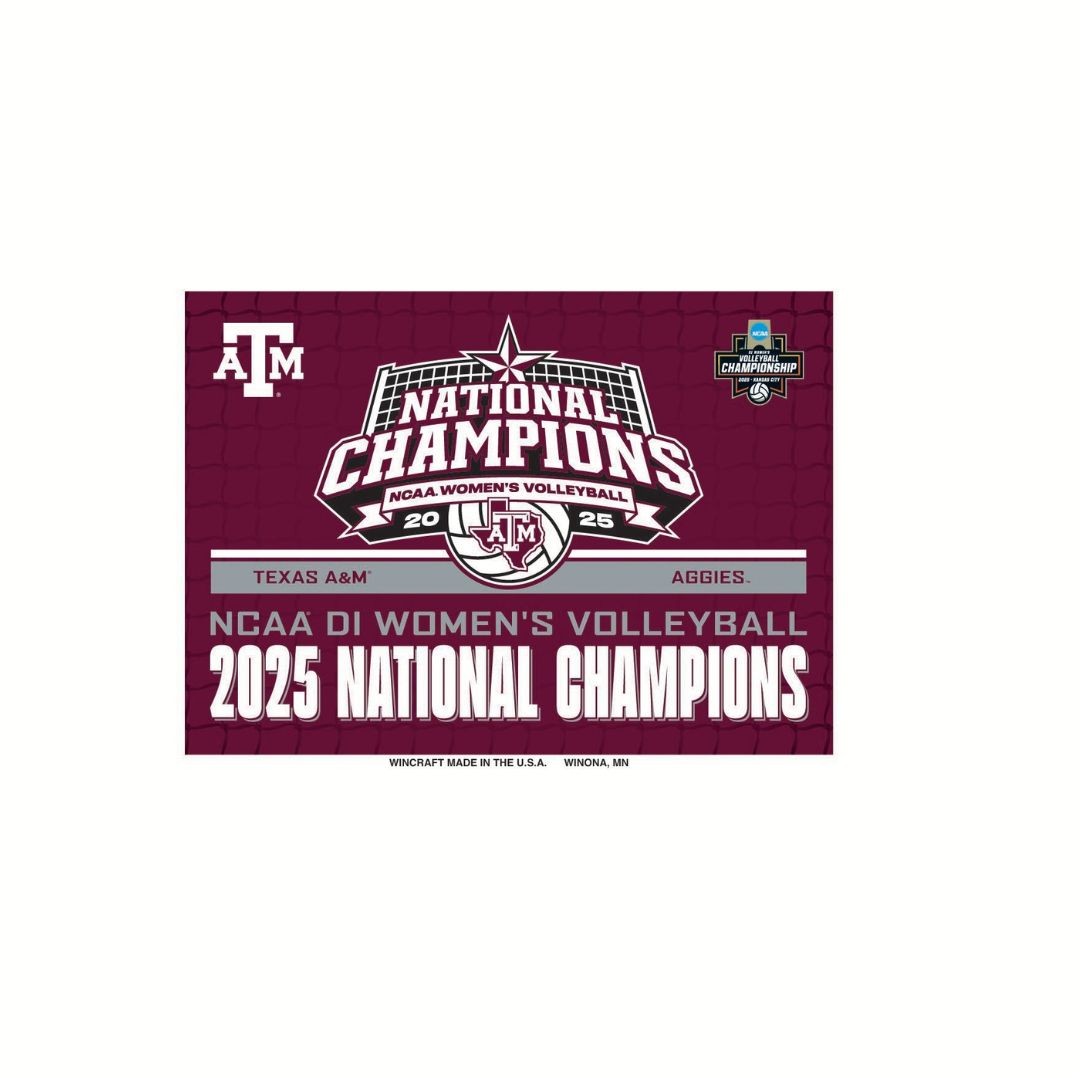 Texas A&M Volleyball National Champs Magnet - TXAG Store 