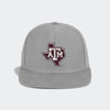 Lonestar Grey Flatbrim Snapback