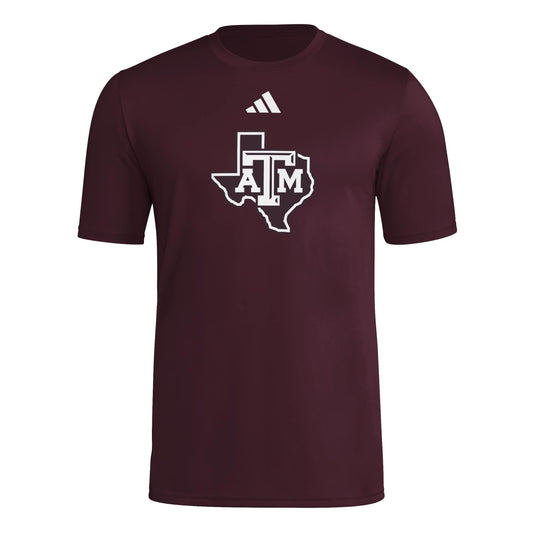 Texas A&M Maroon Pre-Game Tee - New! - TXAG Store 