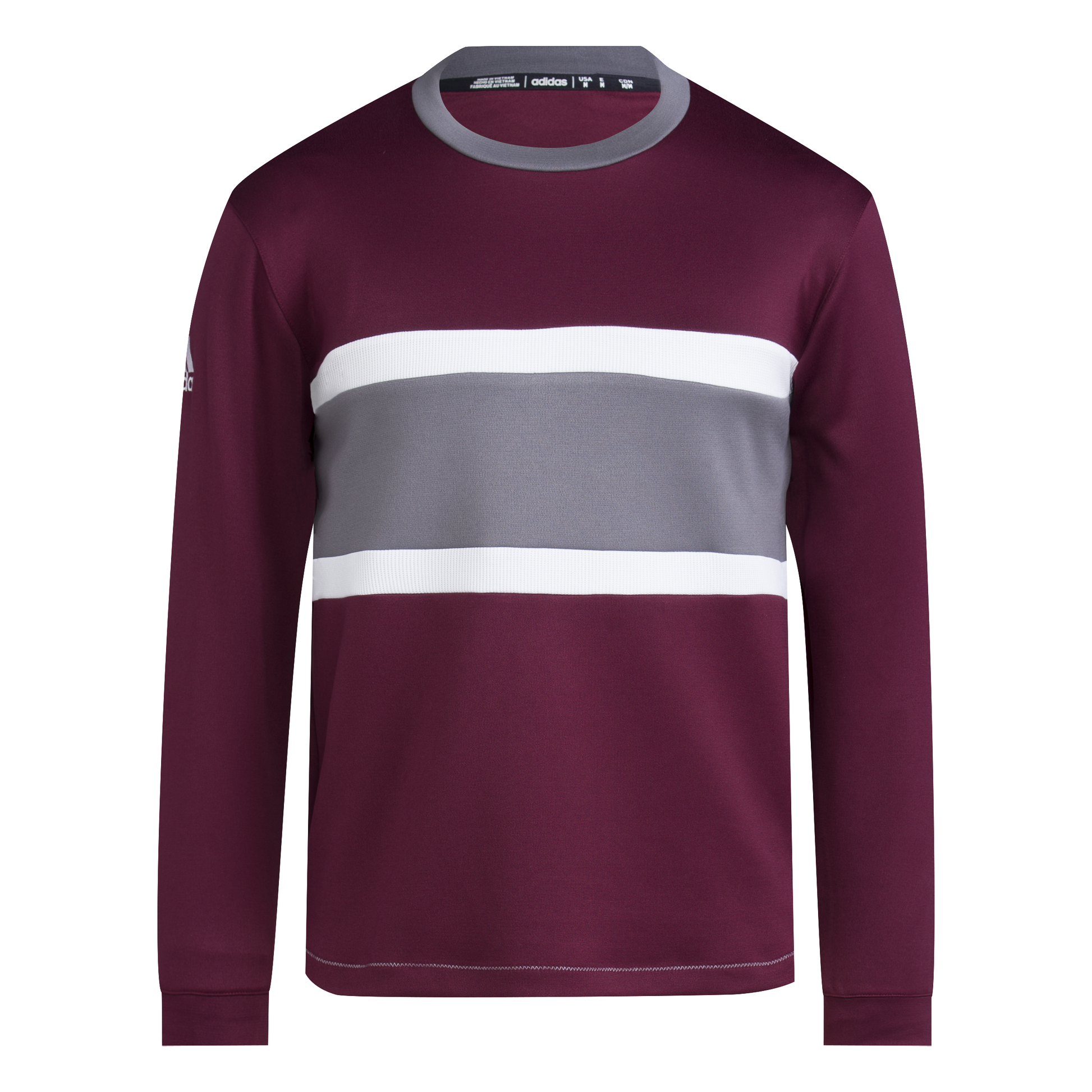 '24 Texas A&M Long Sleeved Crew Sweatshirt - Maroon & Grey*** - TXAG Store 