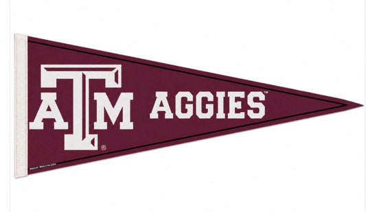 Texas A&M Classic Aggie Pennant - 12x30" - TXAG Store 
