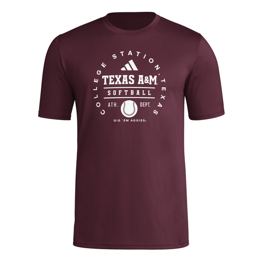 Texas A&M Softball Pre-Game '25 Tee***