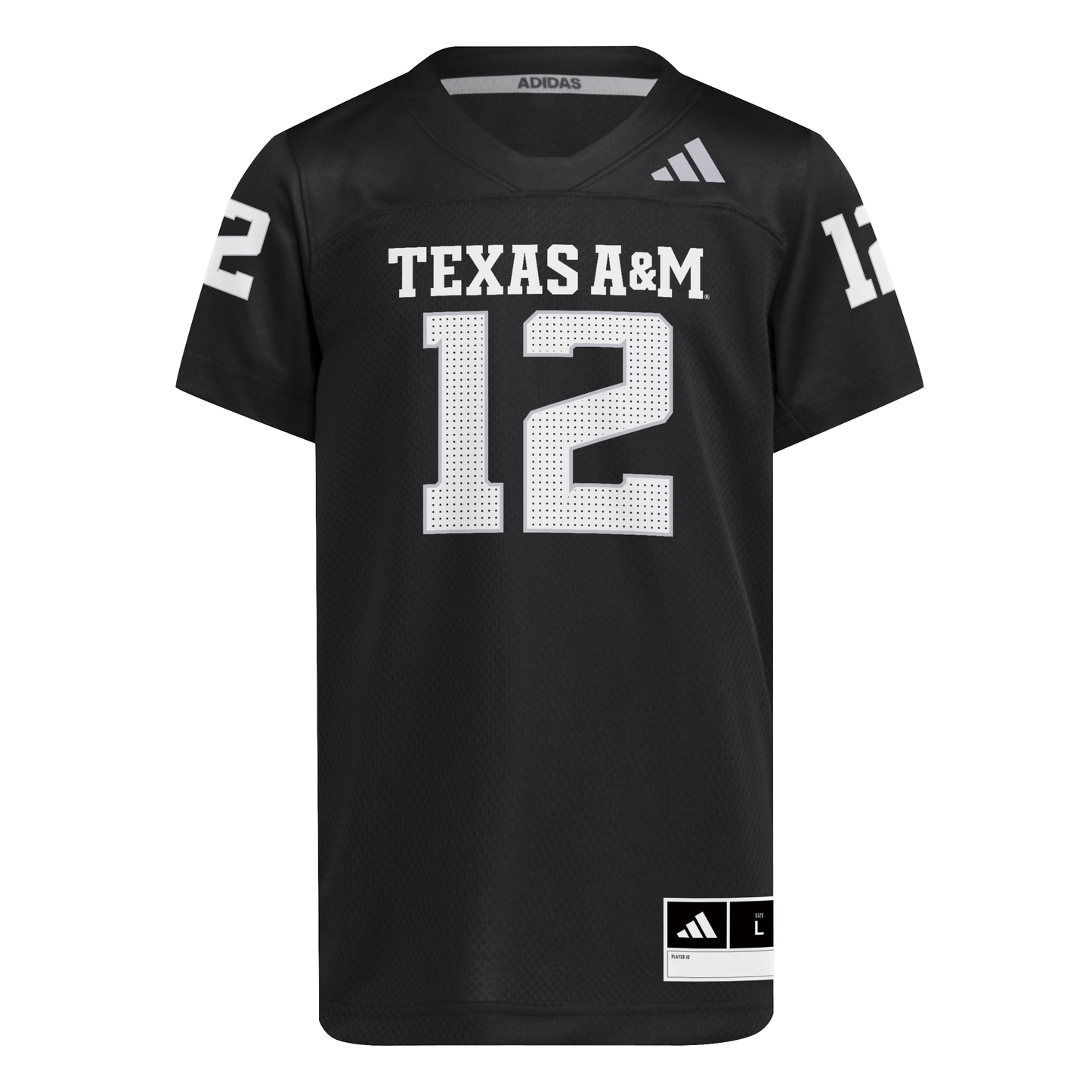 Youth Replica Football Jersey - BLACK - TXAG Store 