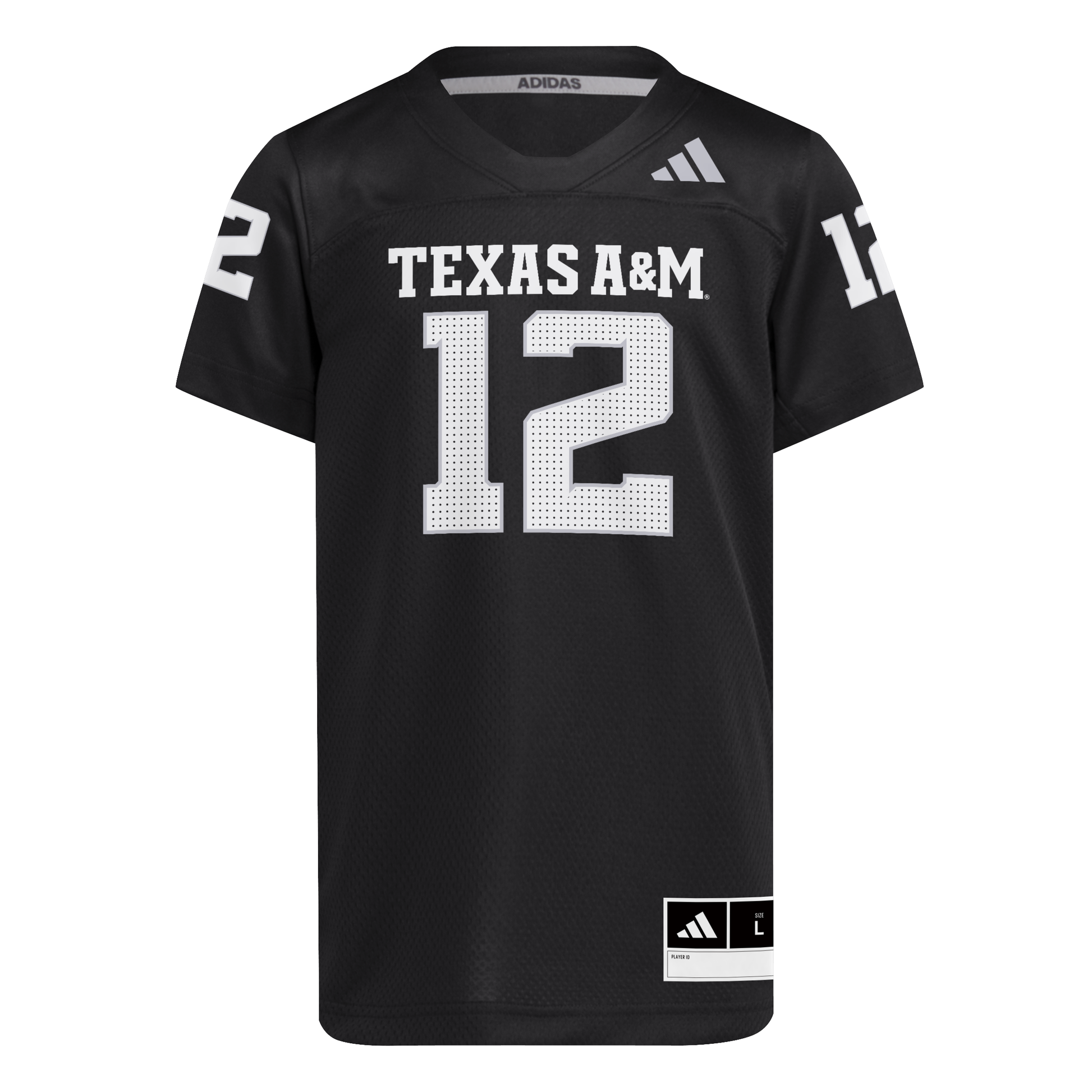 Youth Replica Football Jersey - BLACK - TXAG Store 