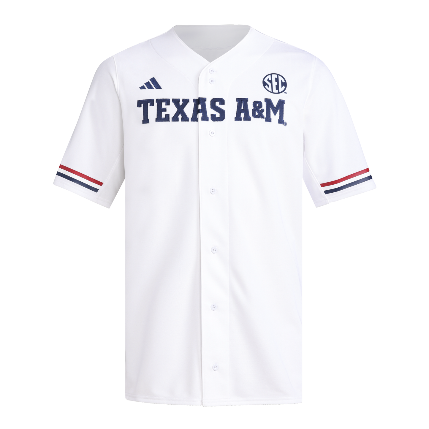 Texas A&M Baseball Jersey - Red/White/Blue