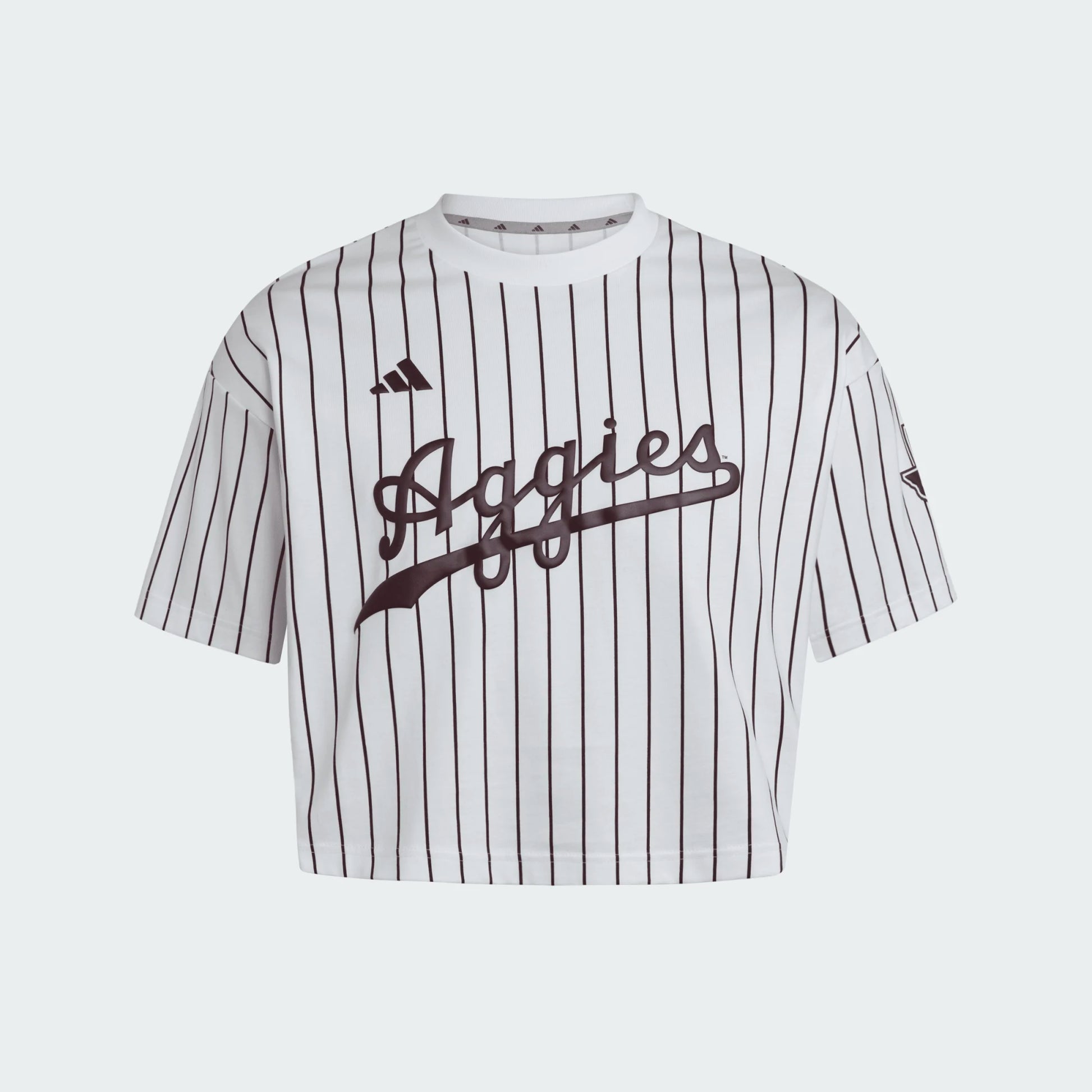 Texas A&M Cropped Baseball Jersey - TXAG Store 