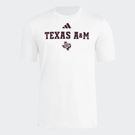 Texas A&M White Pre-Game Tee - New! - TXAG Store 