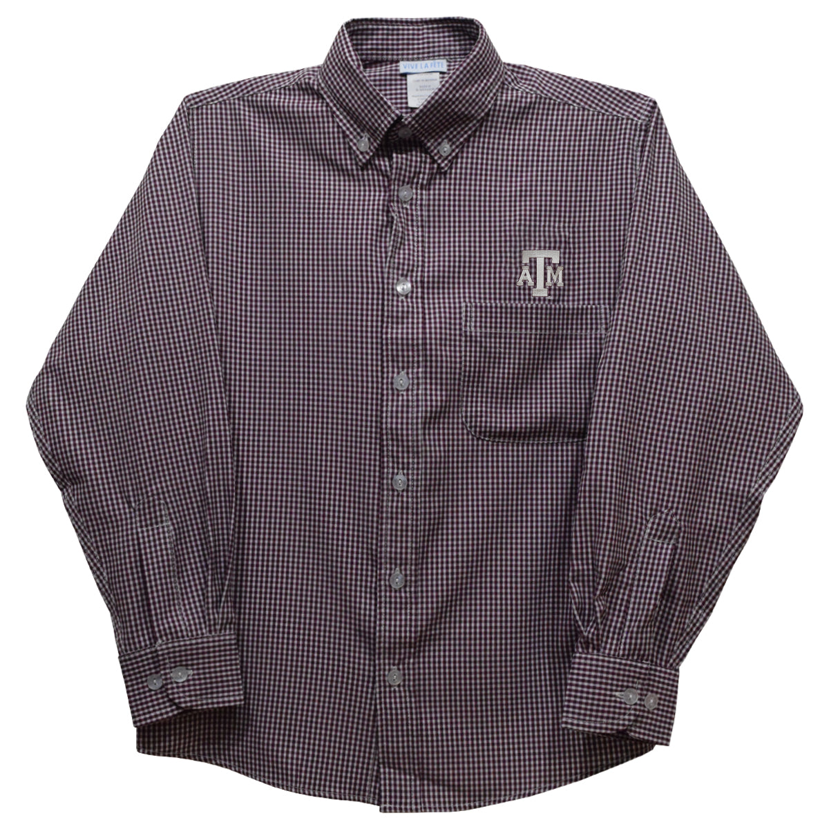 Texas A&M Embroidered Button Down - Infant/Toddler/Youth - TXAG Store 