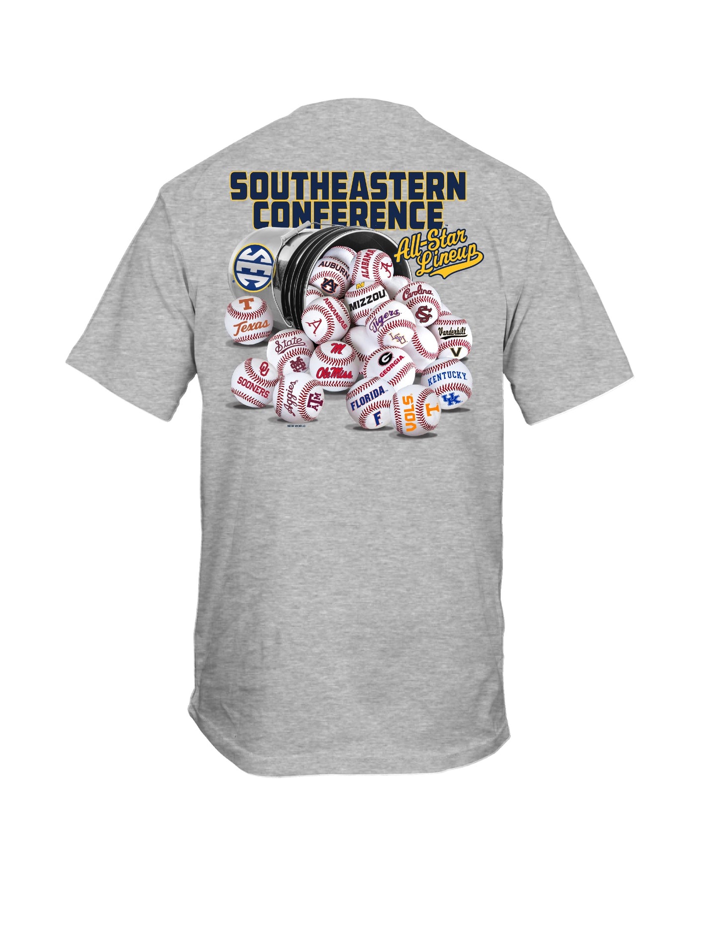 SEC Baseball Tee - Bucket of Balls - TXAG Store 