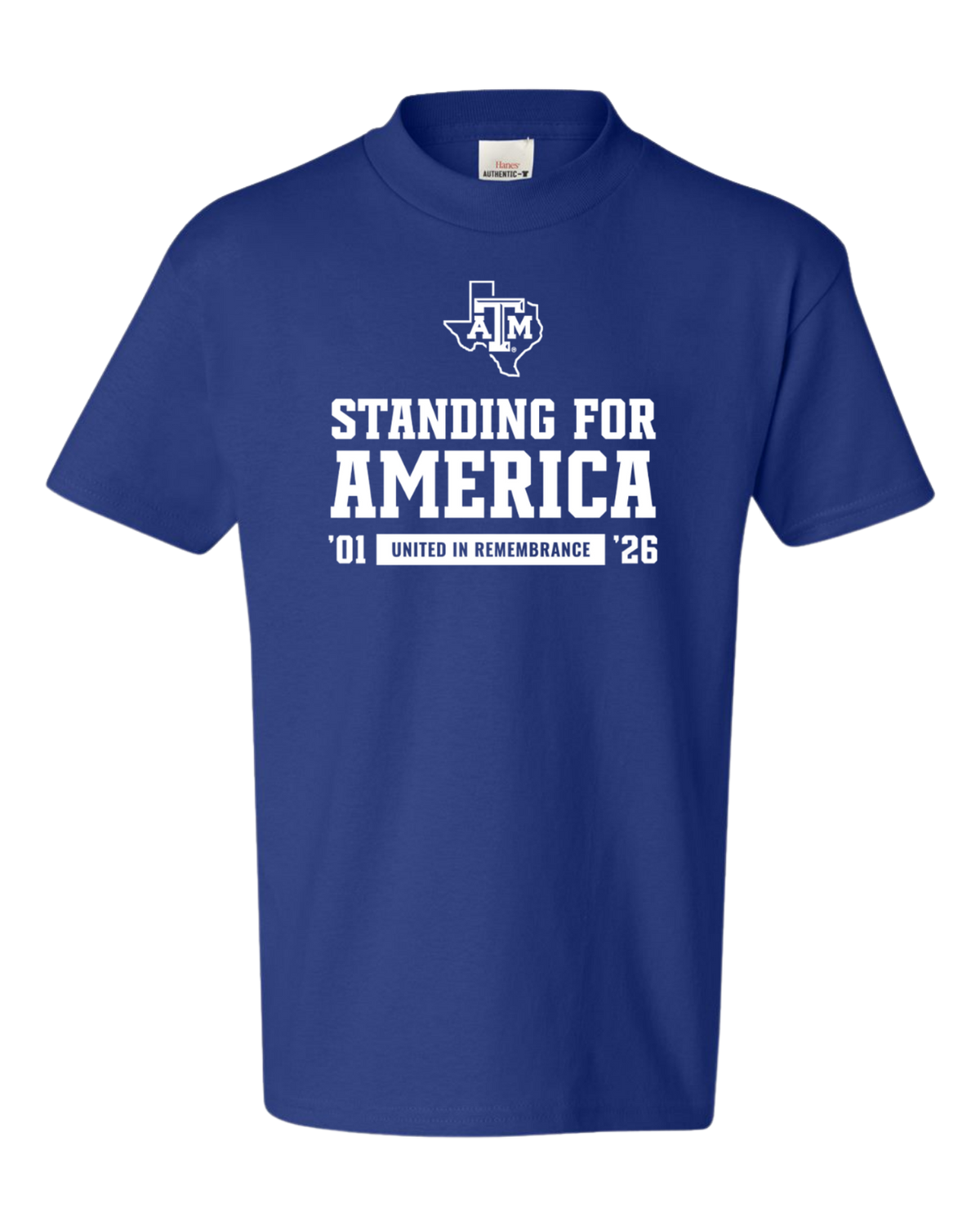 Standing for America Anniversary Shirt - Blue