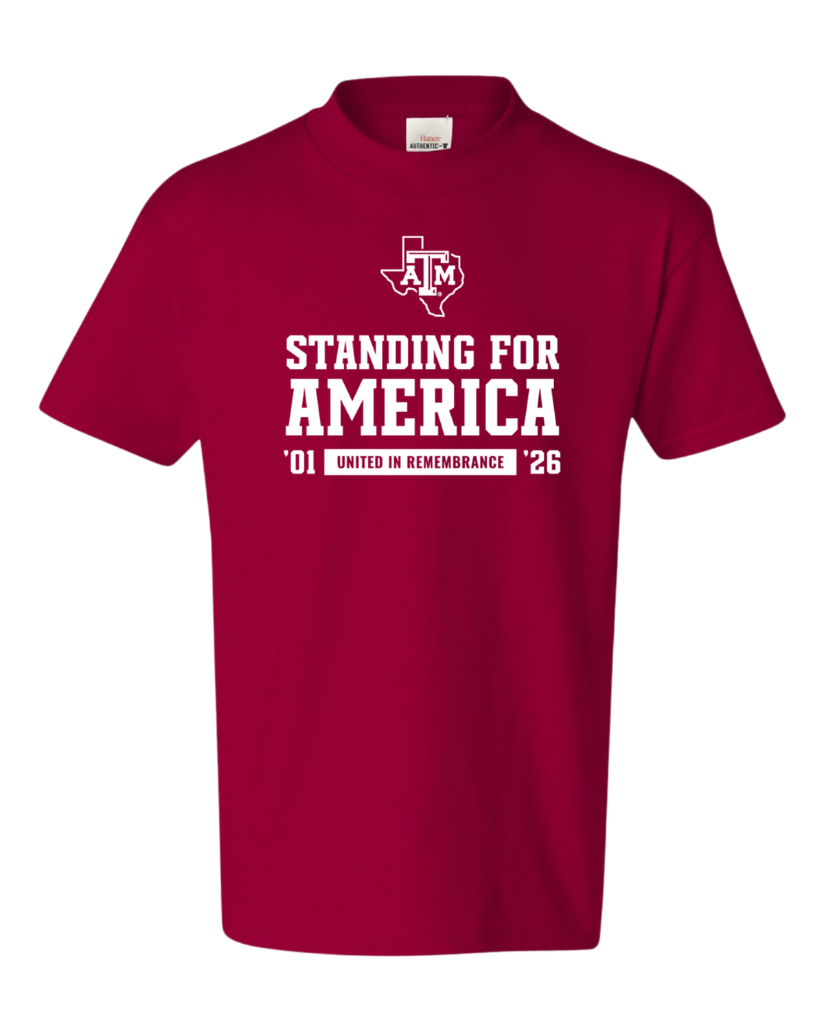 Standing for America Anniversary Shirt - Red