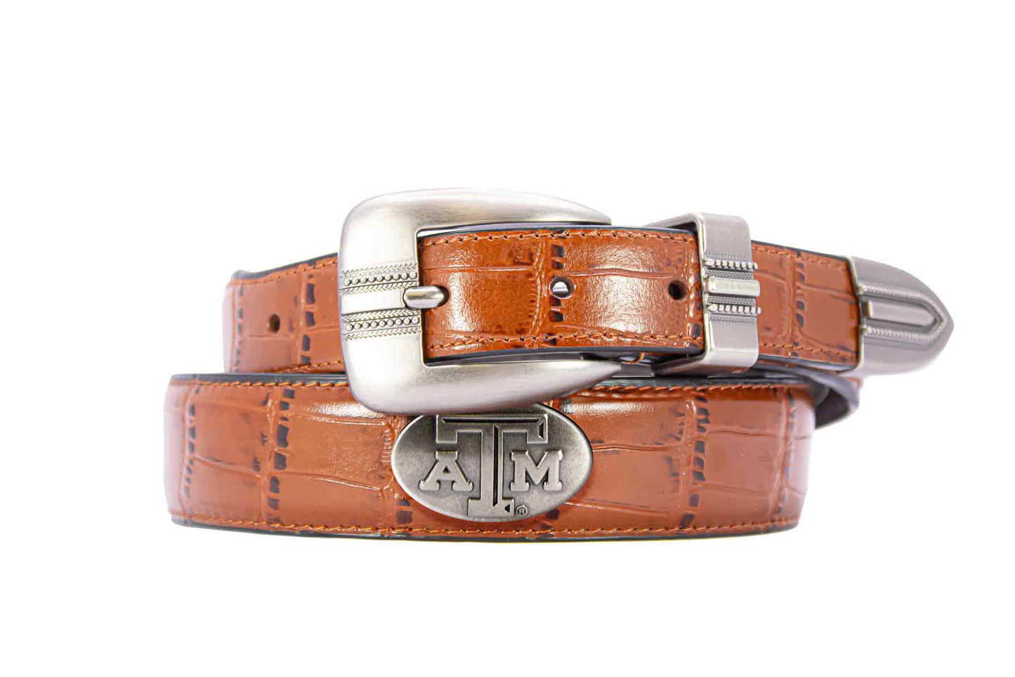 Tan Crocodile Belt - TXAG Store 
